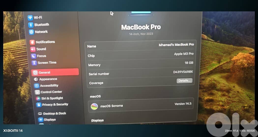 MACBOOK PRO M3 PRO 7