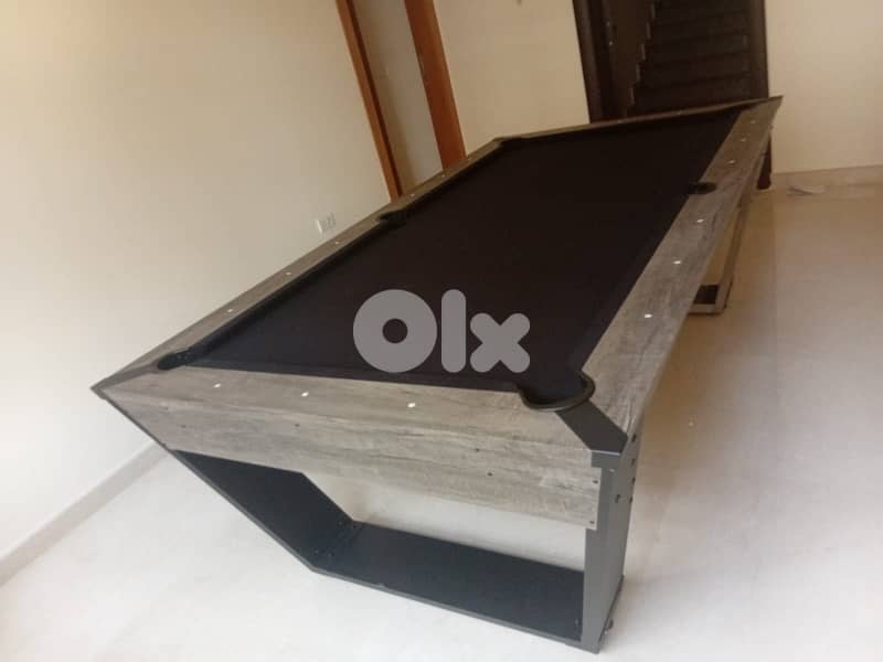 Pool table 8 feet Modern Table With Black Cloth 3
