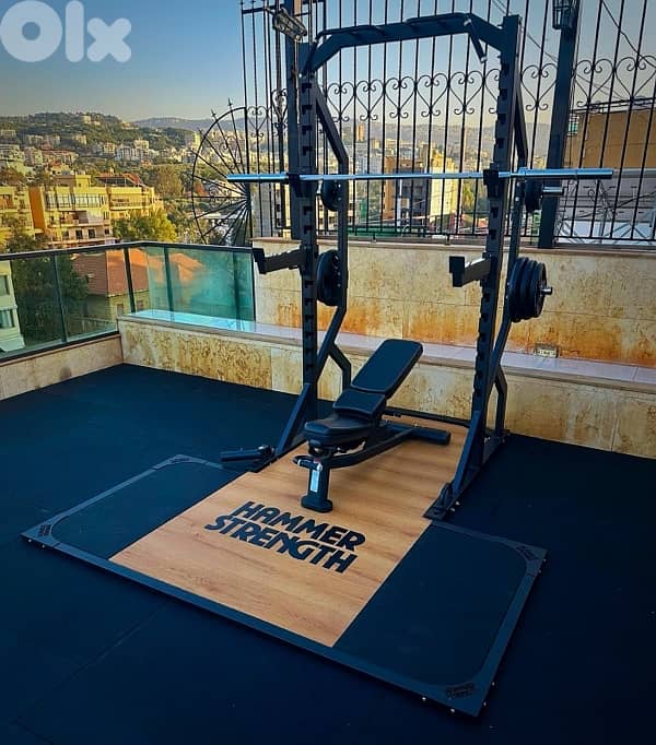 Power Rack laser اجنبي + Platform Hammer Strength 0