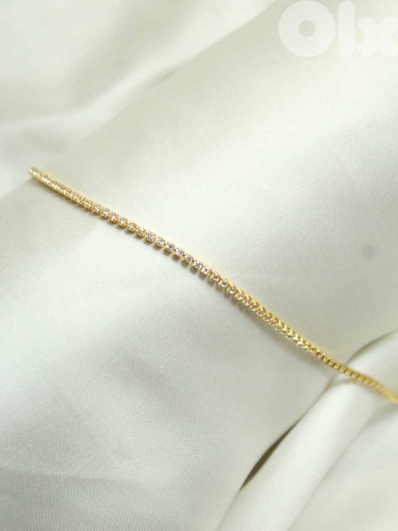 Simple Bracelet, Jewelry, Brazilian Gold, 316L SS (Free Delivery) 2