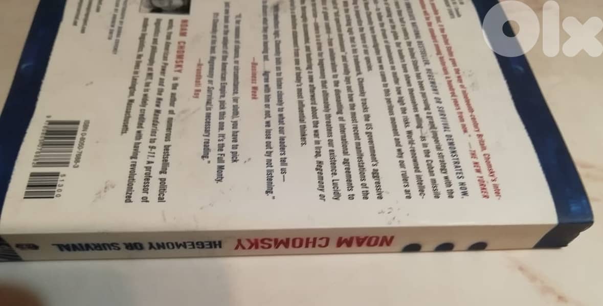 Noam Chomsky : Hegemony or survival : America's quest for global domin 1