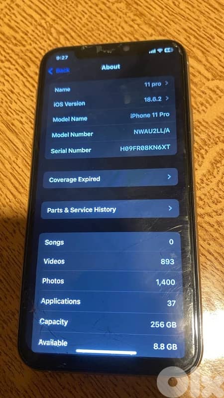 iphone 11 pro 256 gb 220$ 1