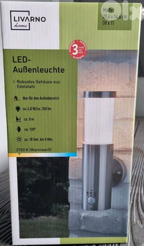 livarno home outdoor sensor led light 0