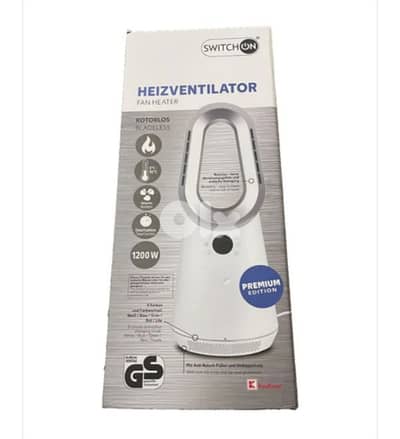 swirch on fan heater