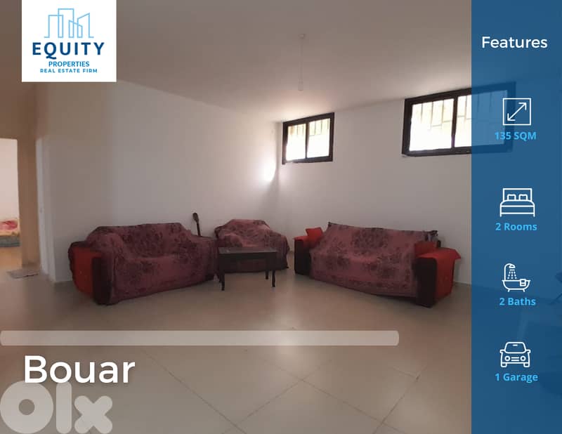 135 SQM Apartment For Sale In Bouar شقة للبيع #HS230999 0