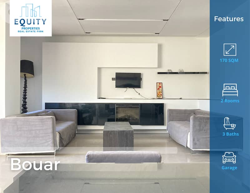 170 SQM Apartment With Terrace For Sale In Bouar شقة للبيع #HS231099 0