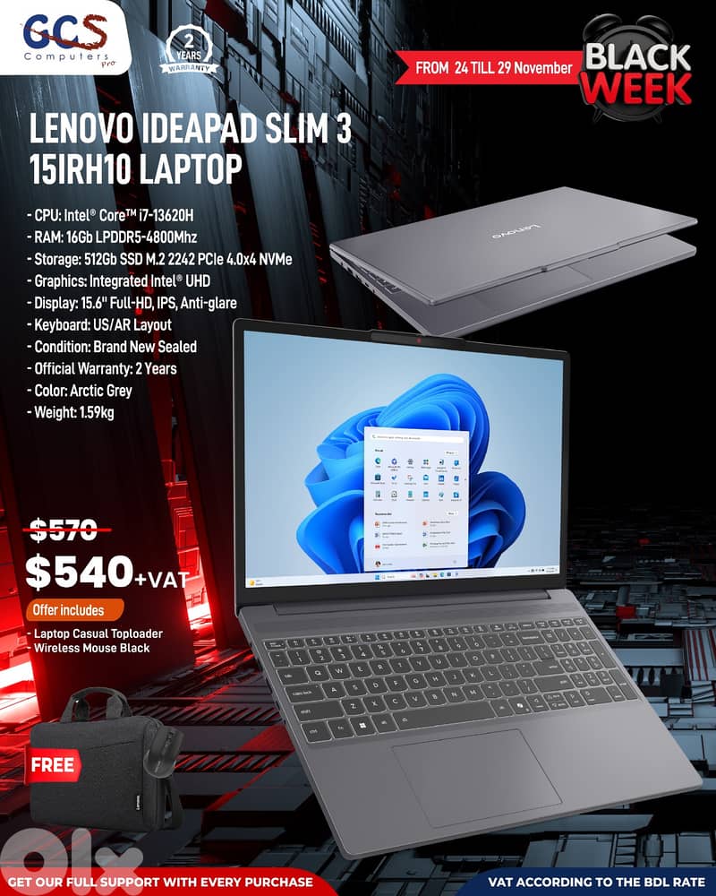 Lenovo IdeaPad Slim 3 15IRH10 Laptop 0
