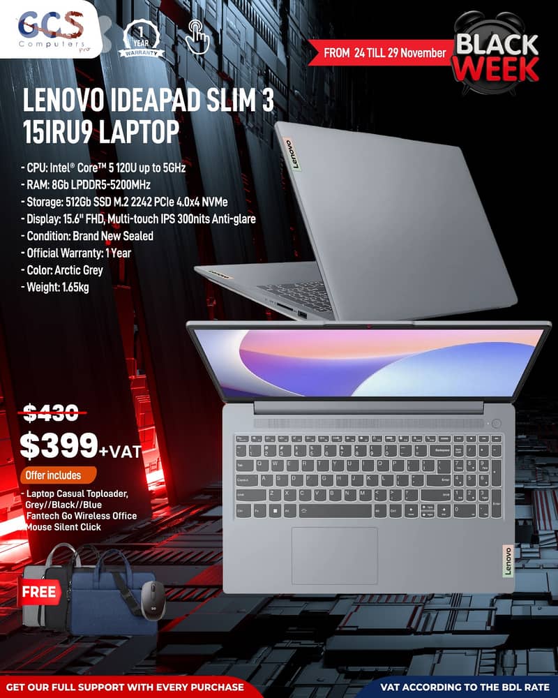 Lenovo Ideapad Slim 3 15IRU9 Laptop 0