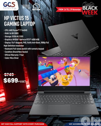 HP Victus 15 Gaming Laptop