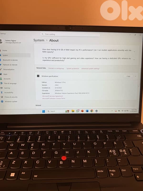 Open box lenovo thinkpad intelcore i5 for sale 3