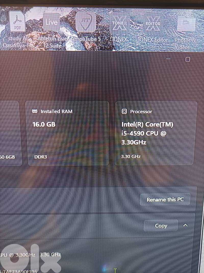 MSI CPU i5 Nvidia 1060 6GB GPU 16GB RAM 8TB + 512 SSD 7