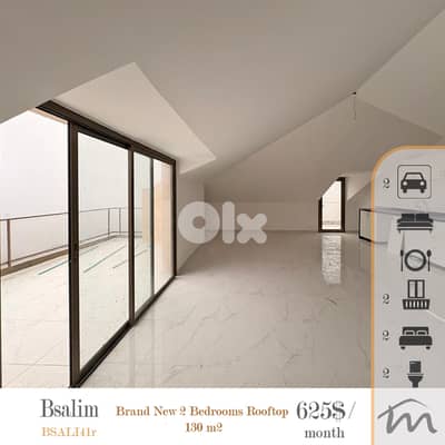 Bsalim | Brand New 130m² Rooftop w/ Terrace | Class A Neighborhood