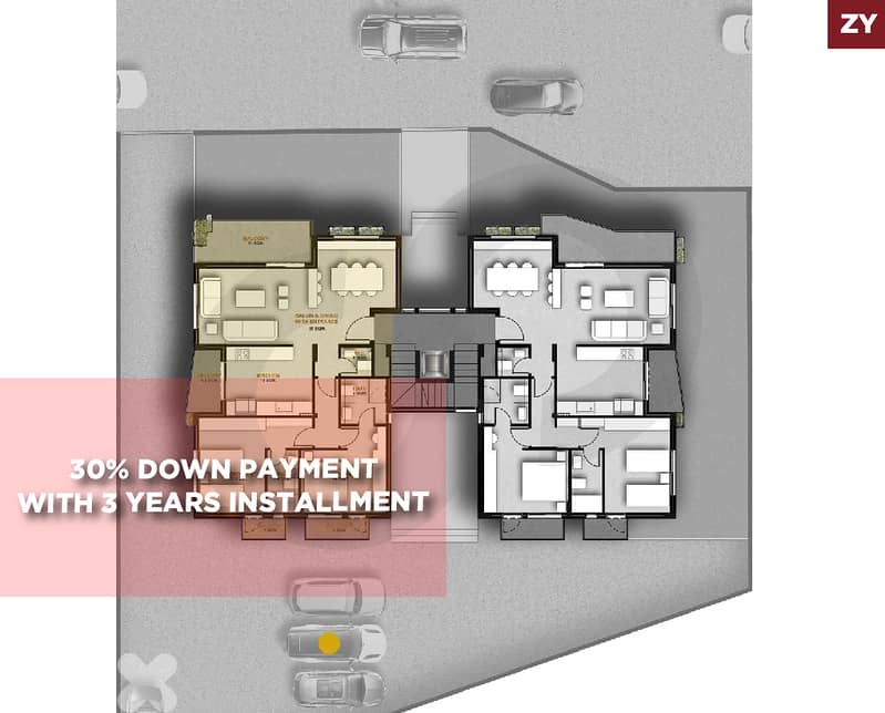 30% Down payment -3-Year Installments in rachiin meryata REF#ZY129155 0