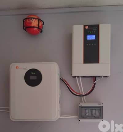 Solar system lithium Felicity Battery FLA 2.5 KW + Inverter IVEM 3KW