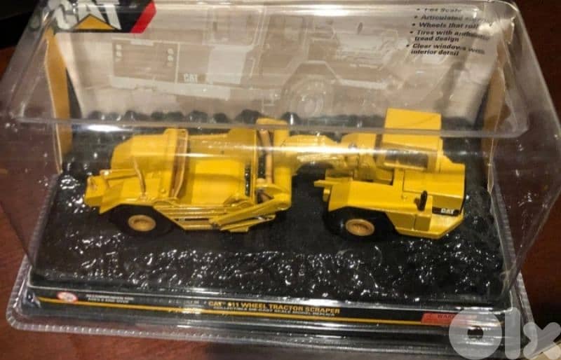 CAT 611 Wheel Tractor Scraper diecast model 1;64 1