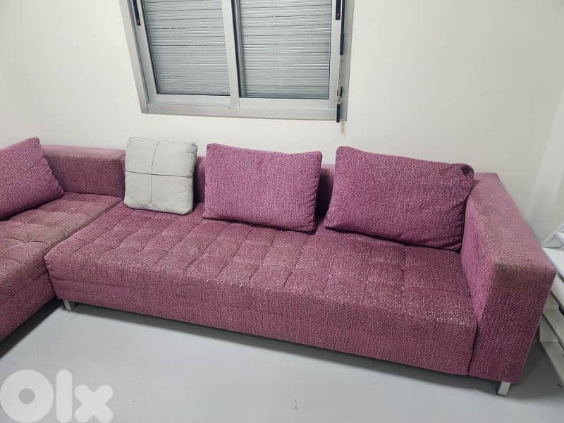 2 sofas for sale+ free big carpet 1