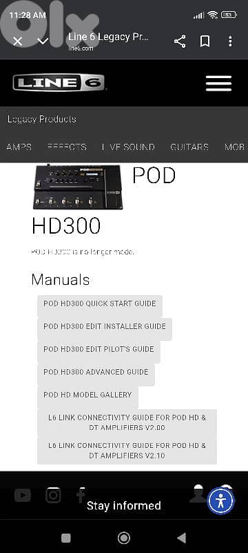 POD HD300 Multi effect 3