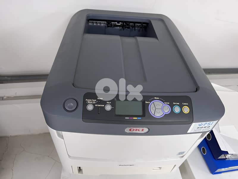 OKI Pro7411WT white toner printer 0