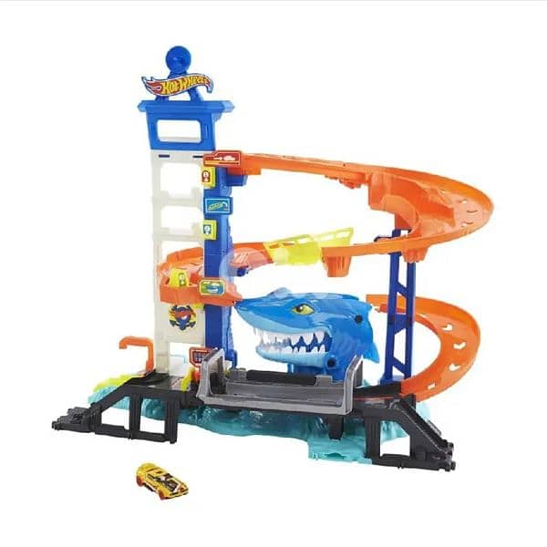 HOT WHEELS  Mattel City Shark Escape Playset 1
