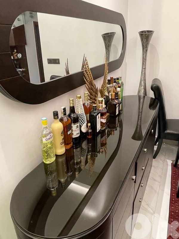 Dining Table + 8 Chairs+ Dressoire + Mirror 7