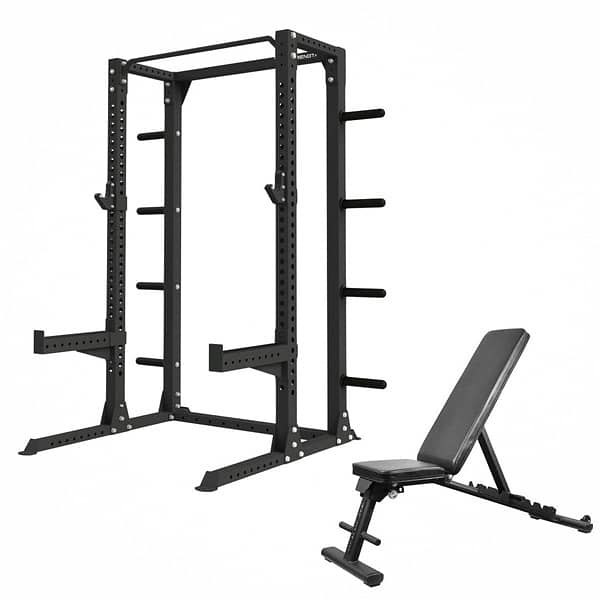 Squat and bench rack like new 0