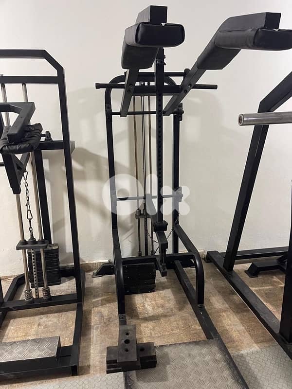 Squat and calfs machine like new 2