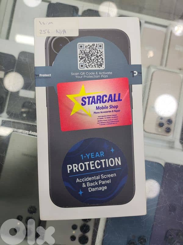 Apple iPhone 16 256GB (Back and Screen Warranty) 0