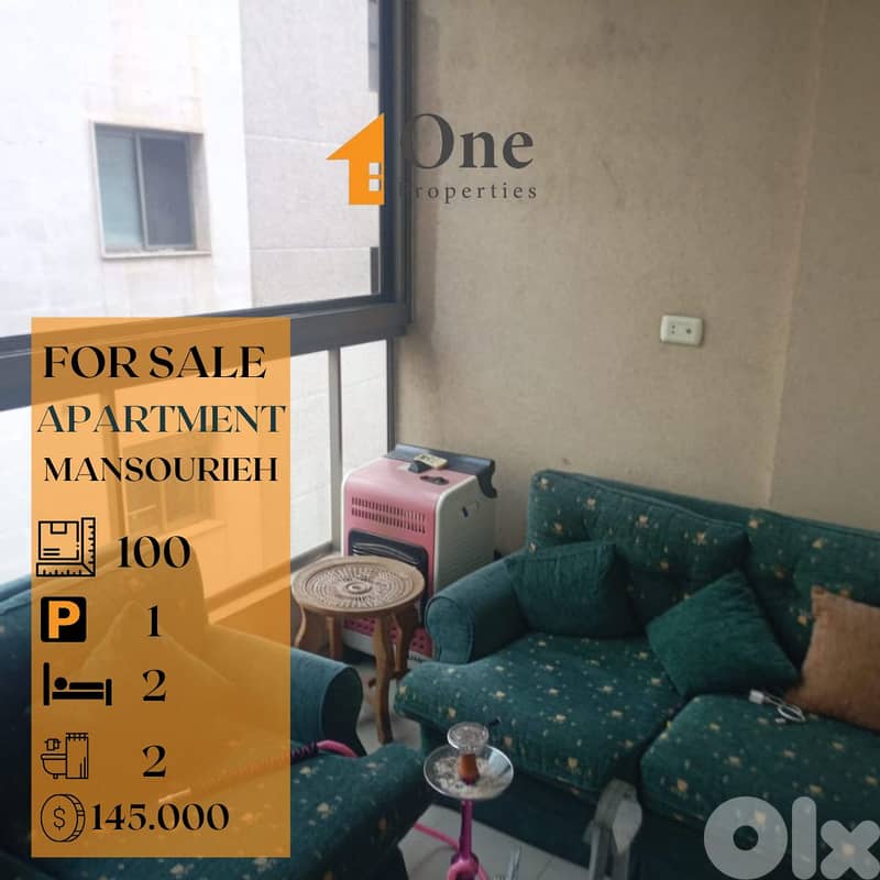 APARTMENT FOR SALE IN MANSOURIEH 0