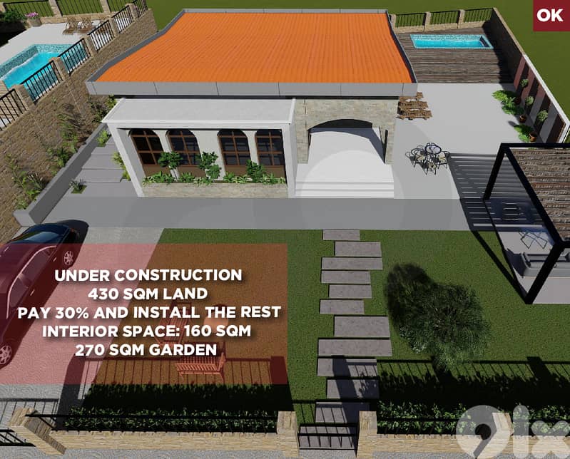 Brand New Villa- Pay 30% and install the rest _Ain ZHalta REF#OK129188 0