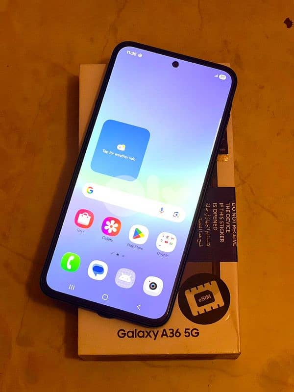 Samsung A36 256 Gb 8 Ram used 3 days only 0