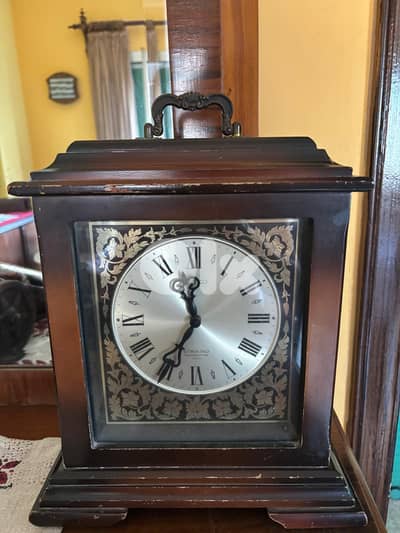  Vintage Clock Set – Mantel Clock + Wall Clock