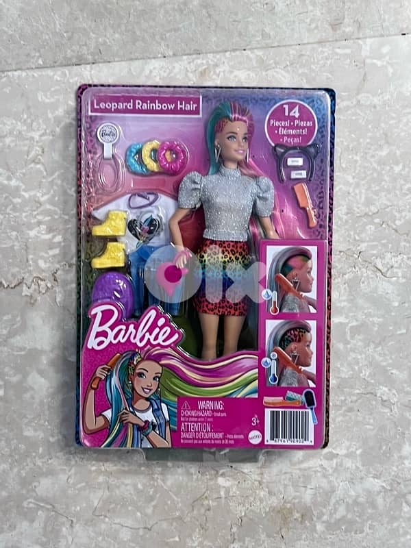 Barbie in box - Rainbow Hair 0