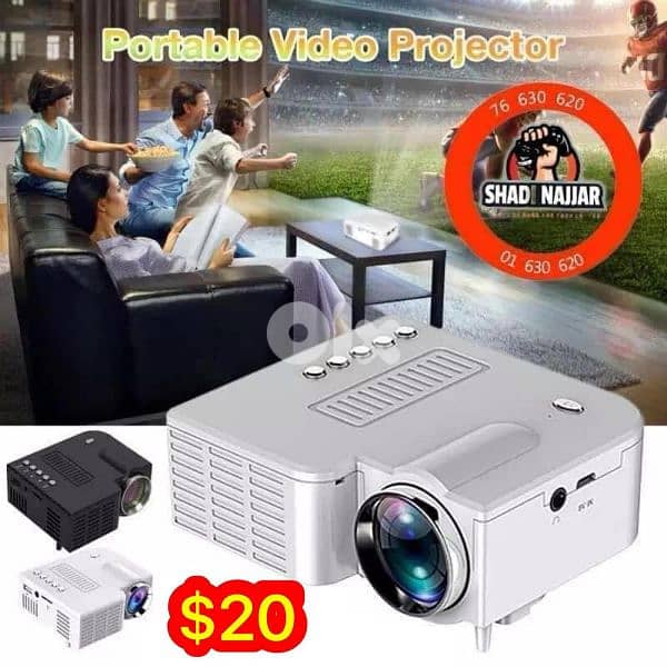 protable video projector 0