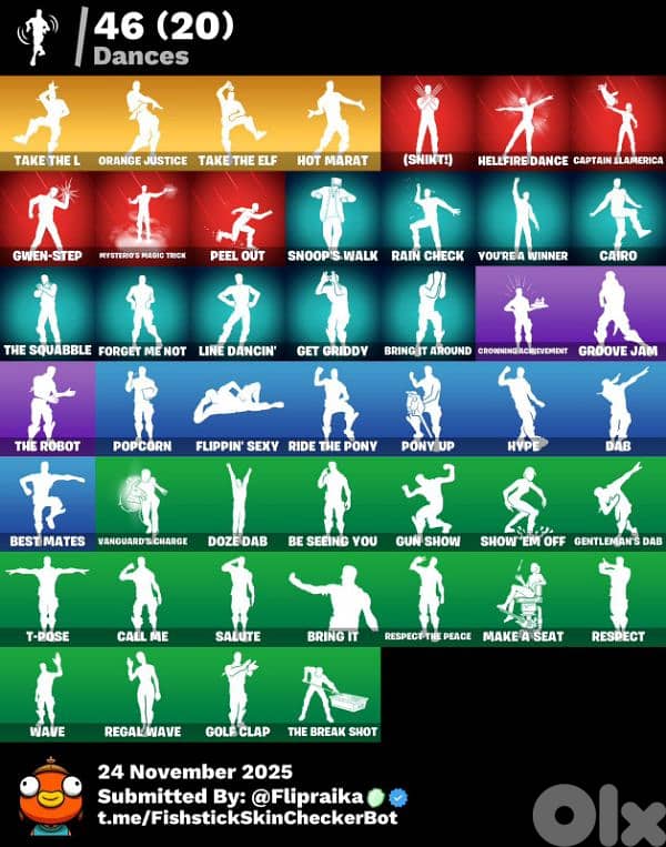 fortnite account/take the L/the reaper skin orange justice/PSN 3