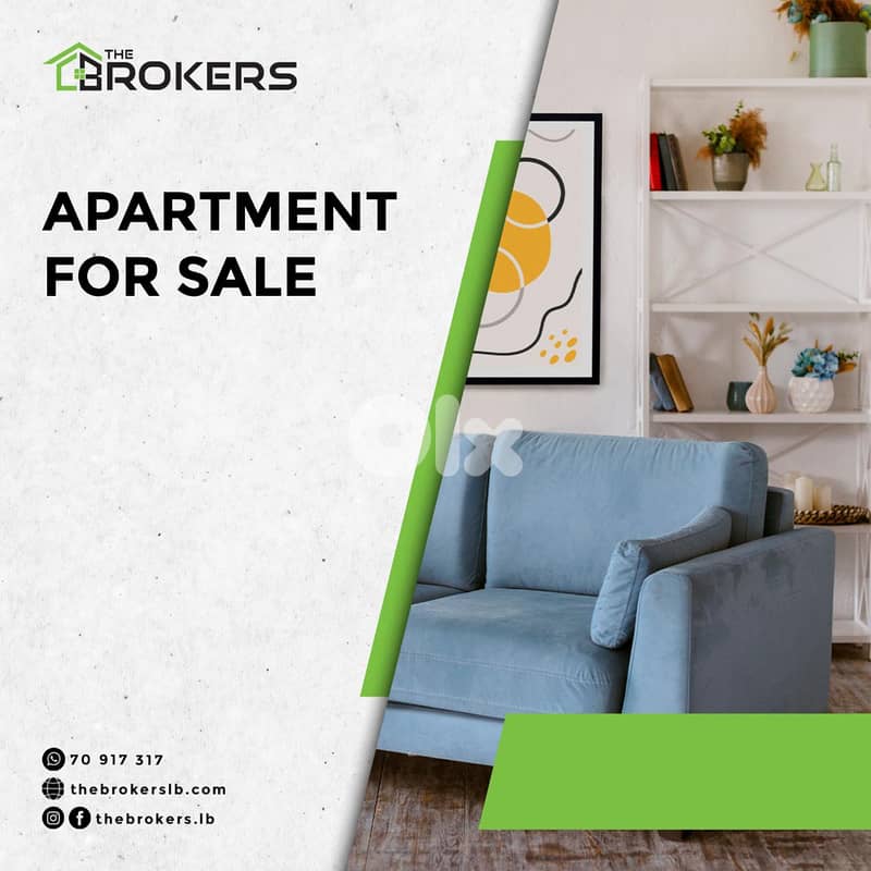 Apartment for Sale in Bchamoun شقة للبيع في بشامون 0