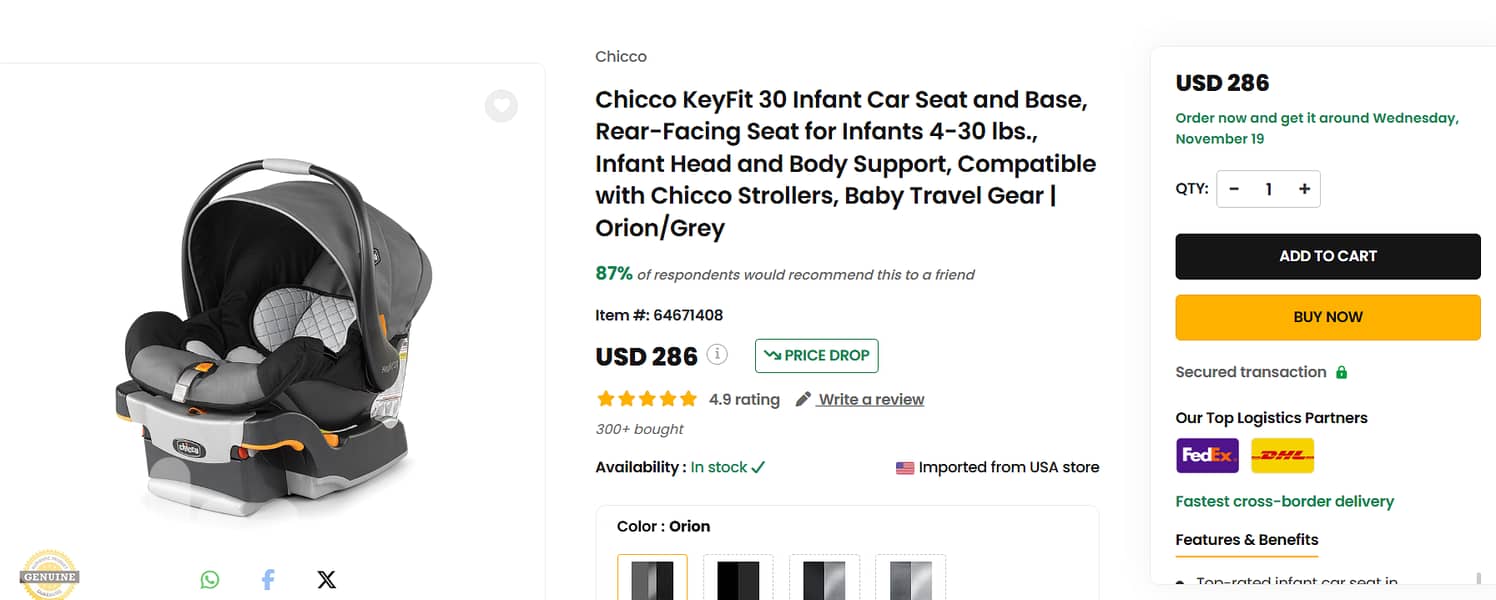 Chicco Car Seat, AVENT Sterilizer, & Play Mats 3