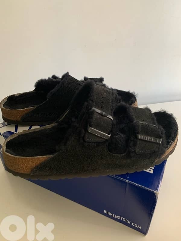 Birkenstock Arizona Shearling Black - size 40 0