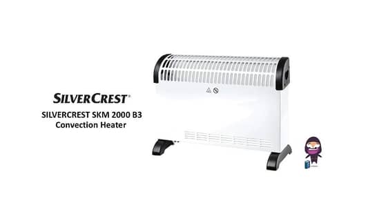 SILVERCREST SKM 2000 White Heater – Powerful 2000W Heating