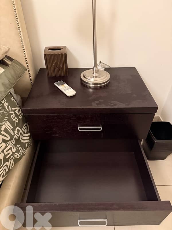 dark wood nightstand 1
