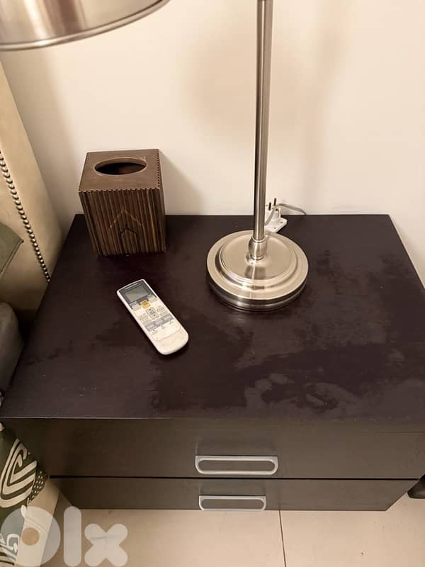 dark wood nightstand 2