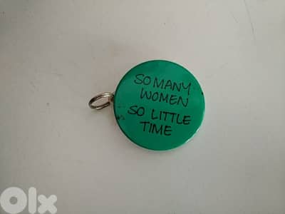 Vintage funny keychain - Not Negotiable