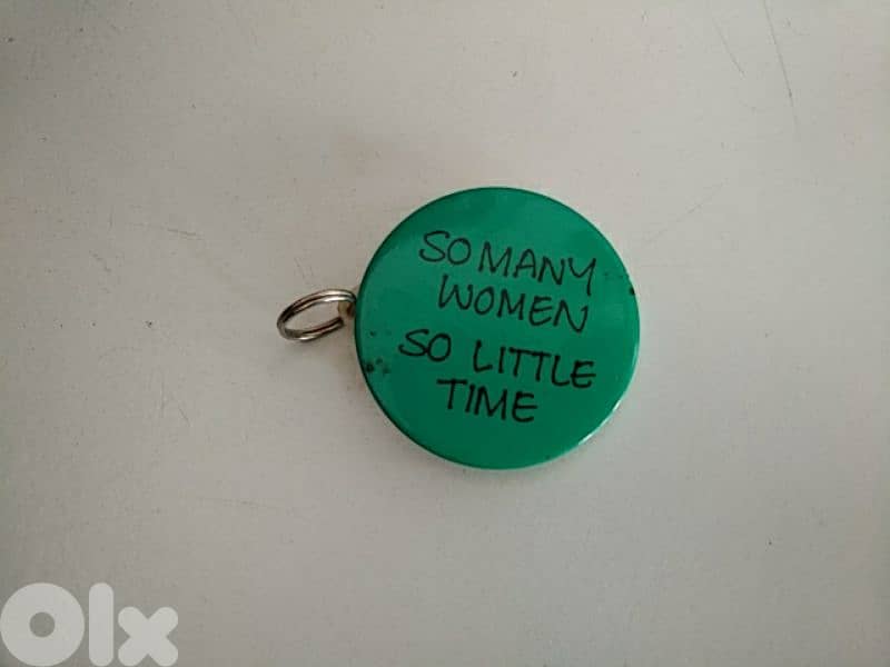 Vintage funny keychain - Not Negotiable 0