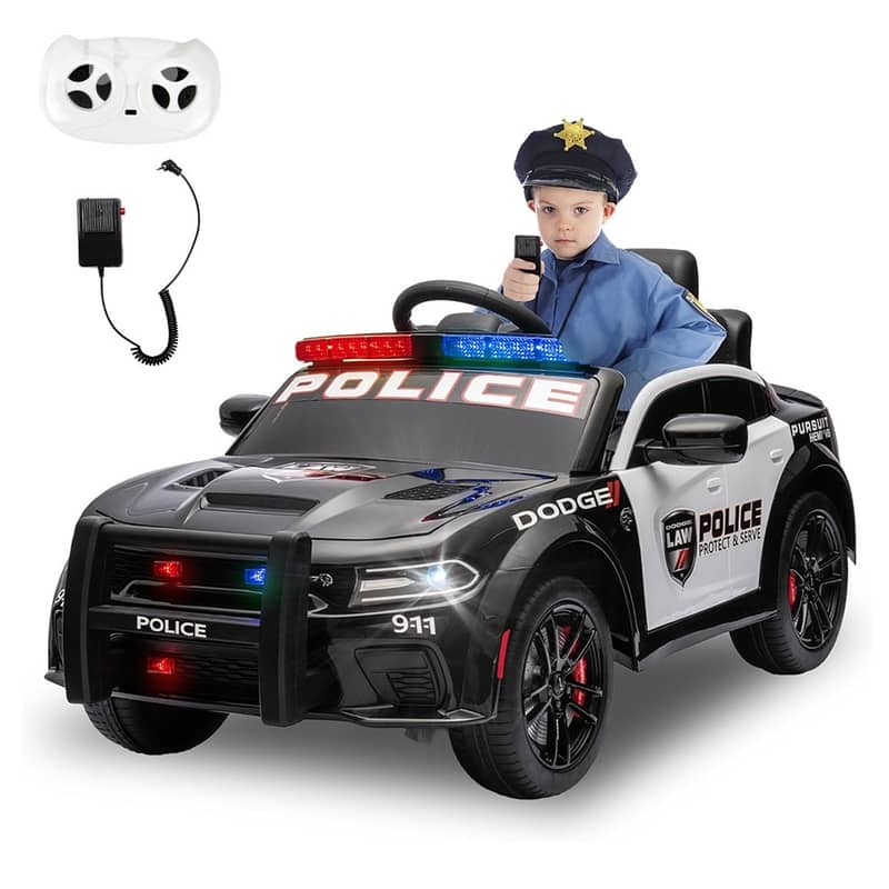 Police Battery Powered Ride-on Car For Kids 12V, 4.5AH - سيارة شرطة 1