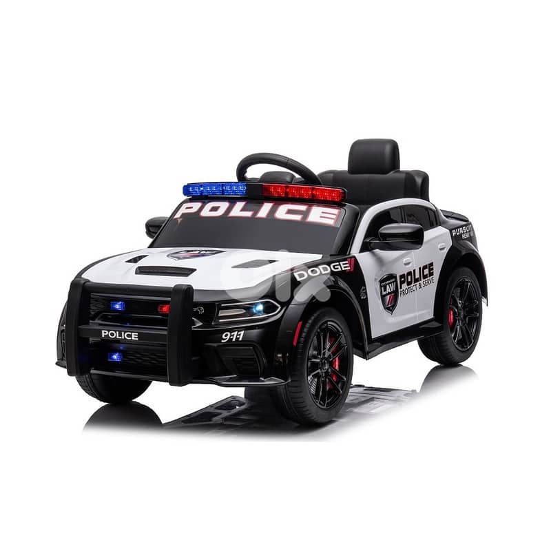 Police Battery Powered Ride-on Car For Kids 12V, 4.5AH - سيارة شرطة 2
