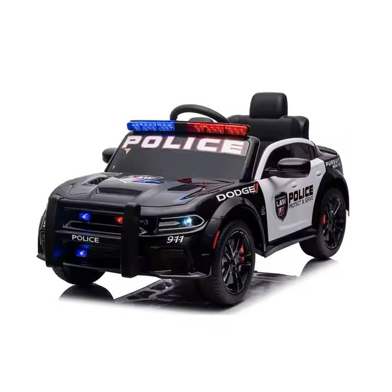 Police Battery Powered Ride-on Car For Kids 12V, 4.5AH - سيارة شرطة 3