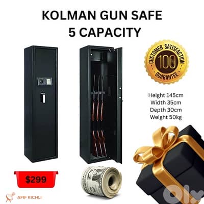 Kolman Gun Safe Box all Sizes