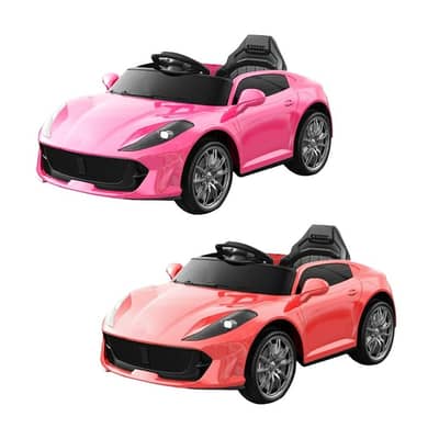 Electric LED Car Leather Seat with Battery 6V 7AH - سيارة كهربائية مضي