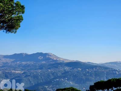 1000 SQM Land in Aayroun, Metn Overlooking the Mountains & the Ocean