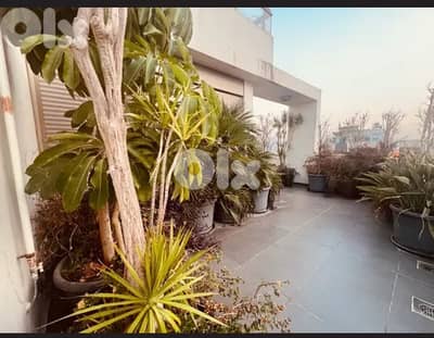 New Building Rooftop 100m One Bedroom+100mTerrace Mar Mkhayel BOB