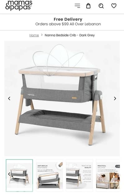 next to me crib like new